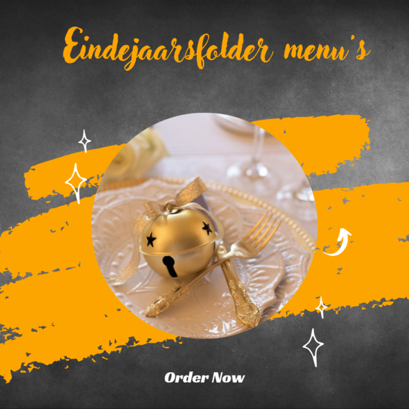 Eindejaarsfolder menu's