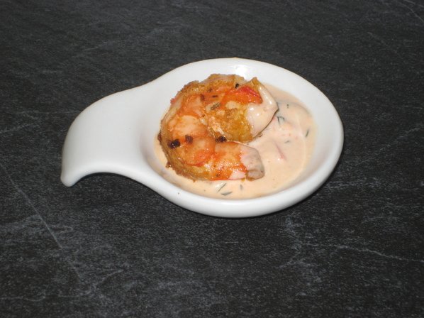 Scampi met Zuiders sausje